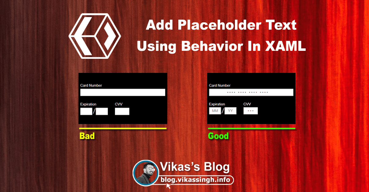 Add Watermark/Placeholder Text Using Behavior In XAML